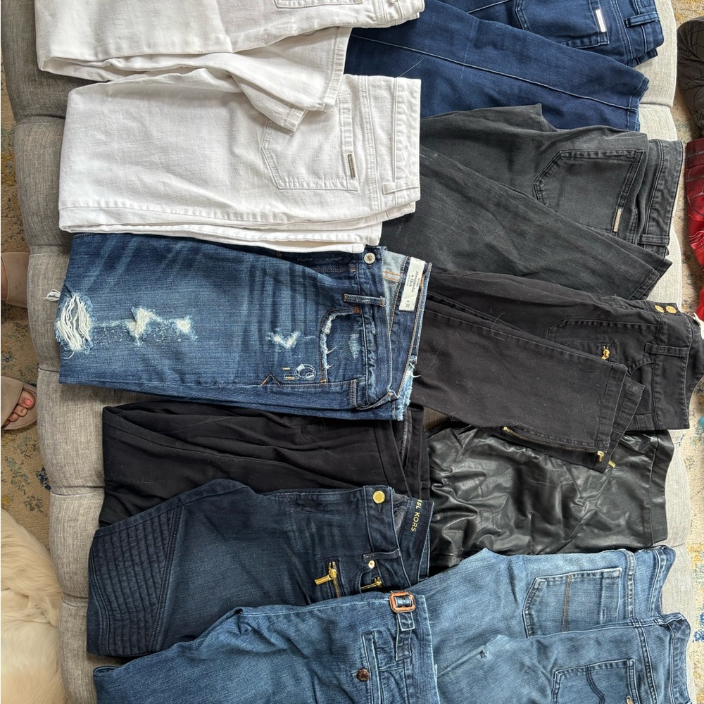 14 pairs of pants/jeans - great for resale - MK A&F
